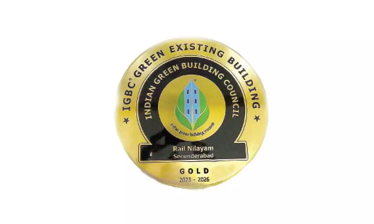 Hyderabad’s SCR HQ Receives Gold Rating from Green Building Council