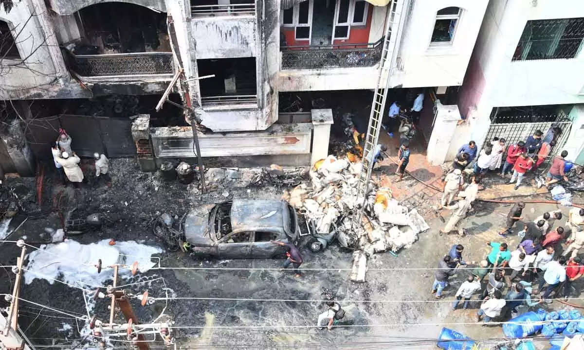Investigation Team Formed to Determine Cause of Deadly Building Fire in Hyderabad