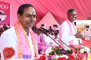 KCR accuses BJP and Congress of conspiring to stop BRS march