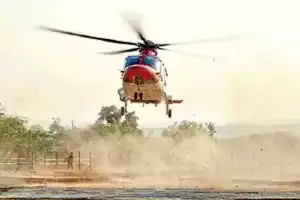 KCR’s chopper makes emergency landing due to technical glitch at a farm house