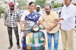 Konda Surekha finds joy in a lighthearted moment