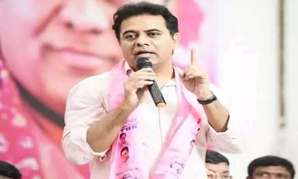 KT Rama Rao claims Congress will relocate industries from Hyderabad to Karnataka