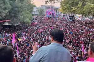 KTR passionately appeals for the re-election of Sathish Kumar