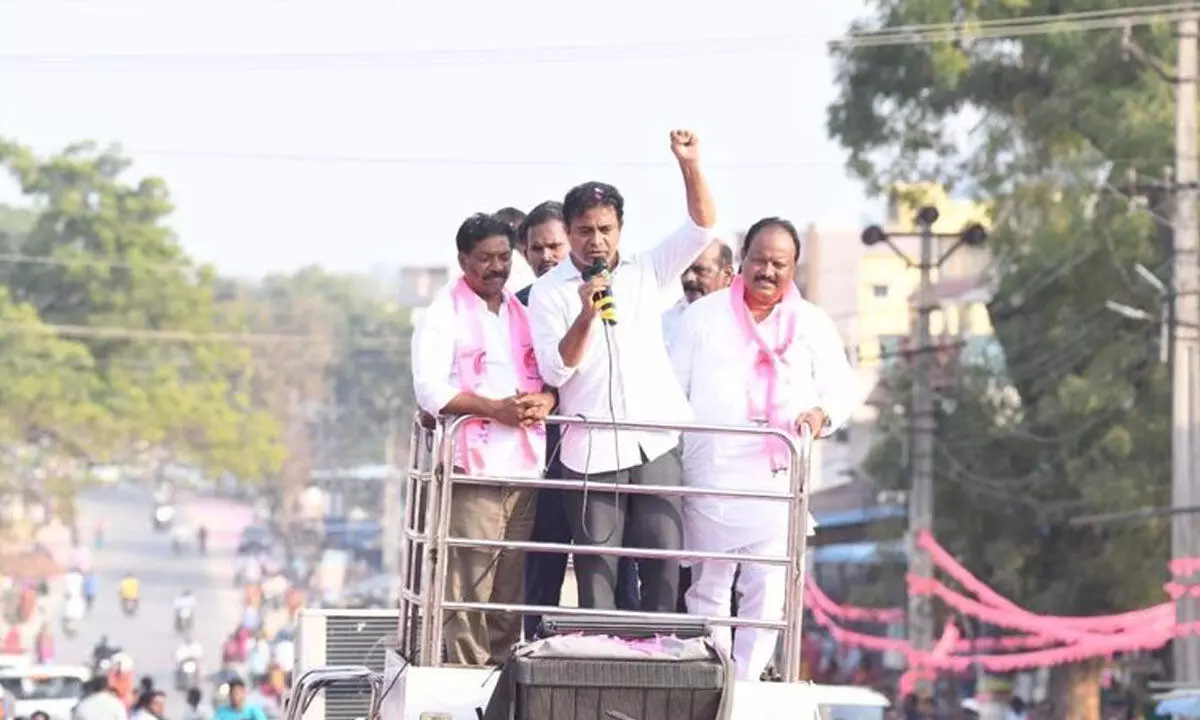 KTR Urges for KCR’s Reelection to Ensure Continuation of Rythu Bandhu