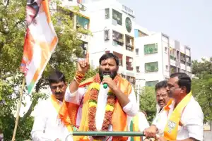 Kuna Srisailam Goud Nominates for Quthubullapur with Massive Rally
