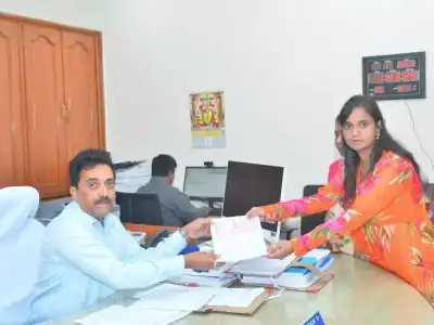 Lasya Nanditha officially submits nomination papers for SCB constituency