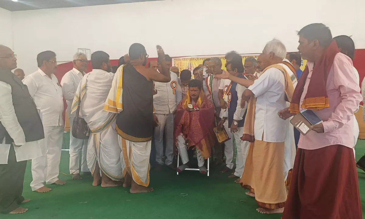 Madhavaram Krishna Meets Brahmin Association at NKNR Gardens