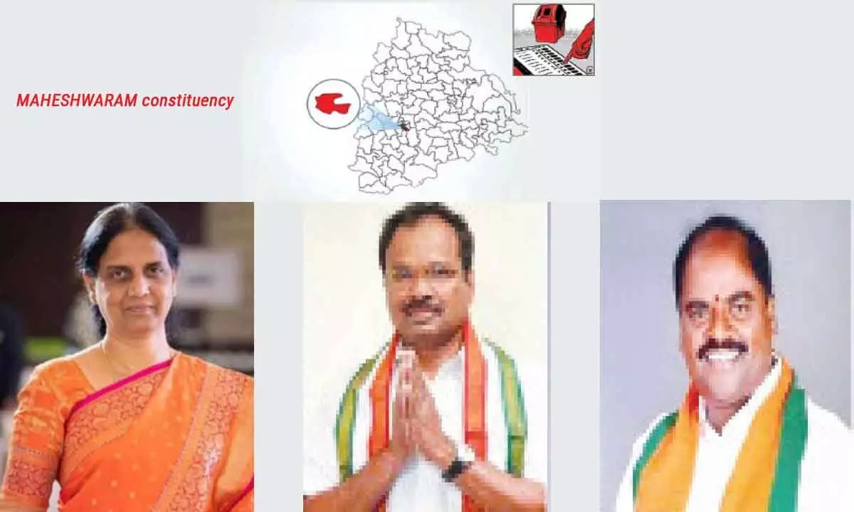 Maheshwaram Constituency: Nari Shakti, Cong, and BJP candidates left in suspense as voters remain unpredictable