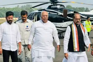 Mallikarjun Kharge’s arrival