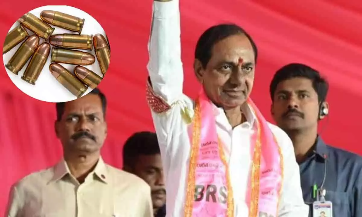 Man arrested for possessing ammunition at KCR public gathering in Narsapur, Hyderabad