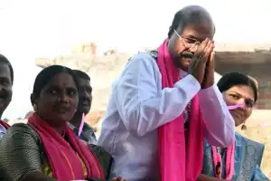 Manchireddy Kishan Reddy, BRS candidate, holds roadshow in Yacharam