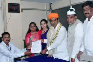 Nomination Filed by Goshamahal BRS MLA