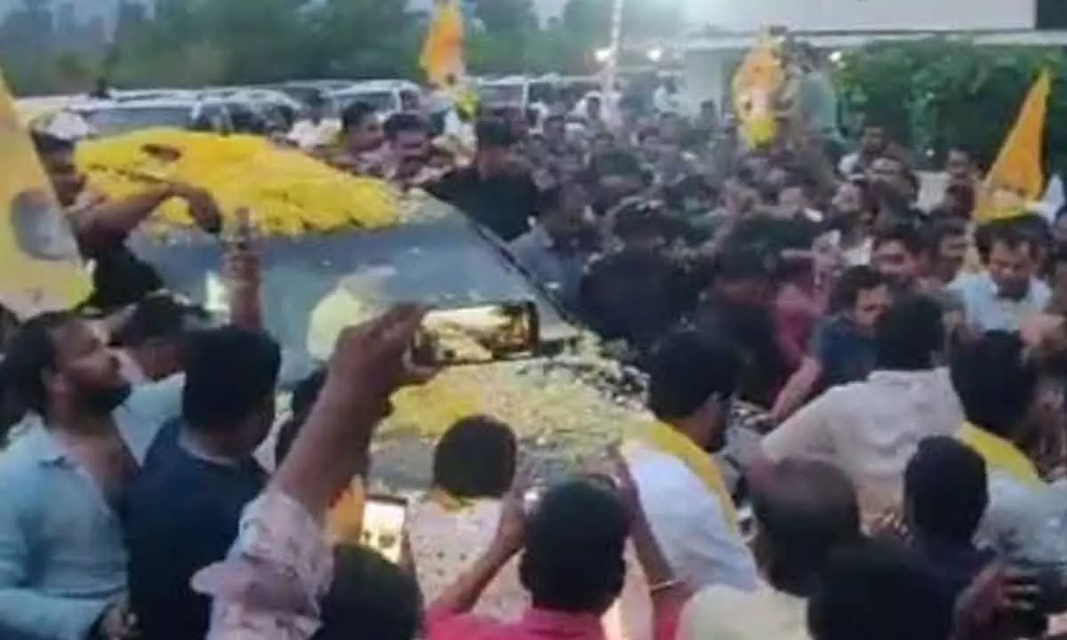 Organisers of Naidu’s Hyderabad rally booked for violating election code