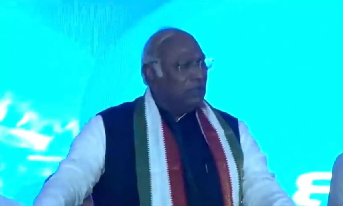 Party workers receive Kharge's wrath for interrupting his speech