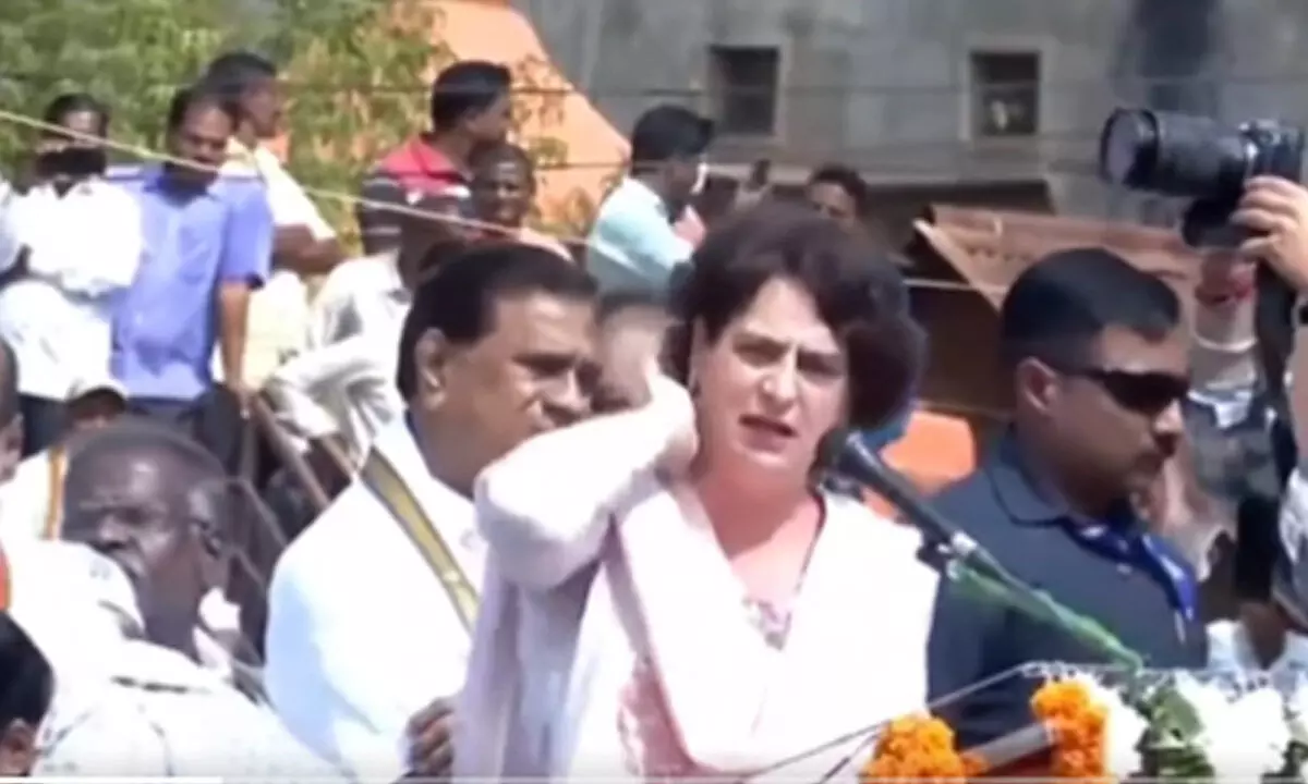Priyanka Gandhi questions the need for a CM who governs the State from a farmhouse
