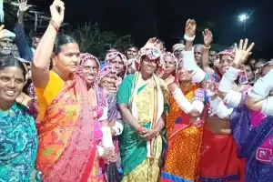 Seethakka, Mulugu Congress candidate, actively campaigns in constituency and appeals for public support