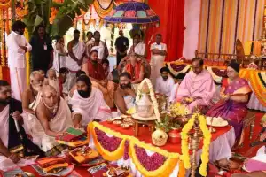 Subrahmanyeshwara Yagam Commences as KCR Initiates Rituals at Erravalli Farmhouse