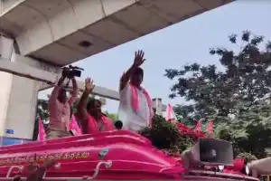 Talasani seeks mother’s blessings and officially files nomination from Sanathnagar