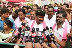 Talasani Srinivas Yadav Engages in Door-to-Door Campaigning in Maisamma Nagar, Urges Residents to Disregard Opposition Claims