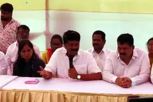 Talasani Srinivas Yadav examines parade grounds in preparation for KCR’s meeting