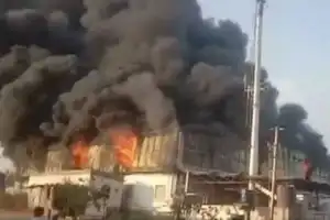 Thermocol company in Shamshabad experiences fire outbreak
