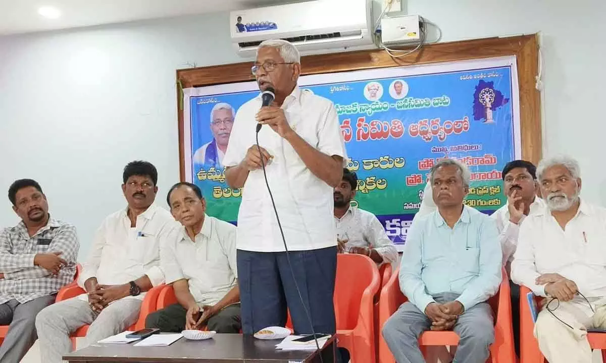 TJS leader calls for elimination of BRS ‘mafia’