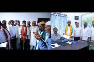 Top leaders Revanth and Bandi file nominations