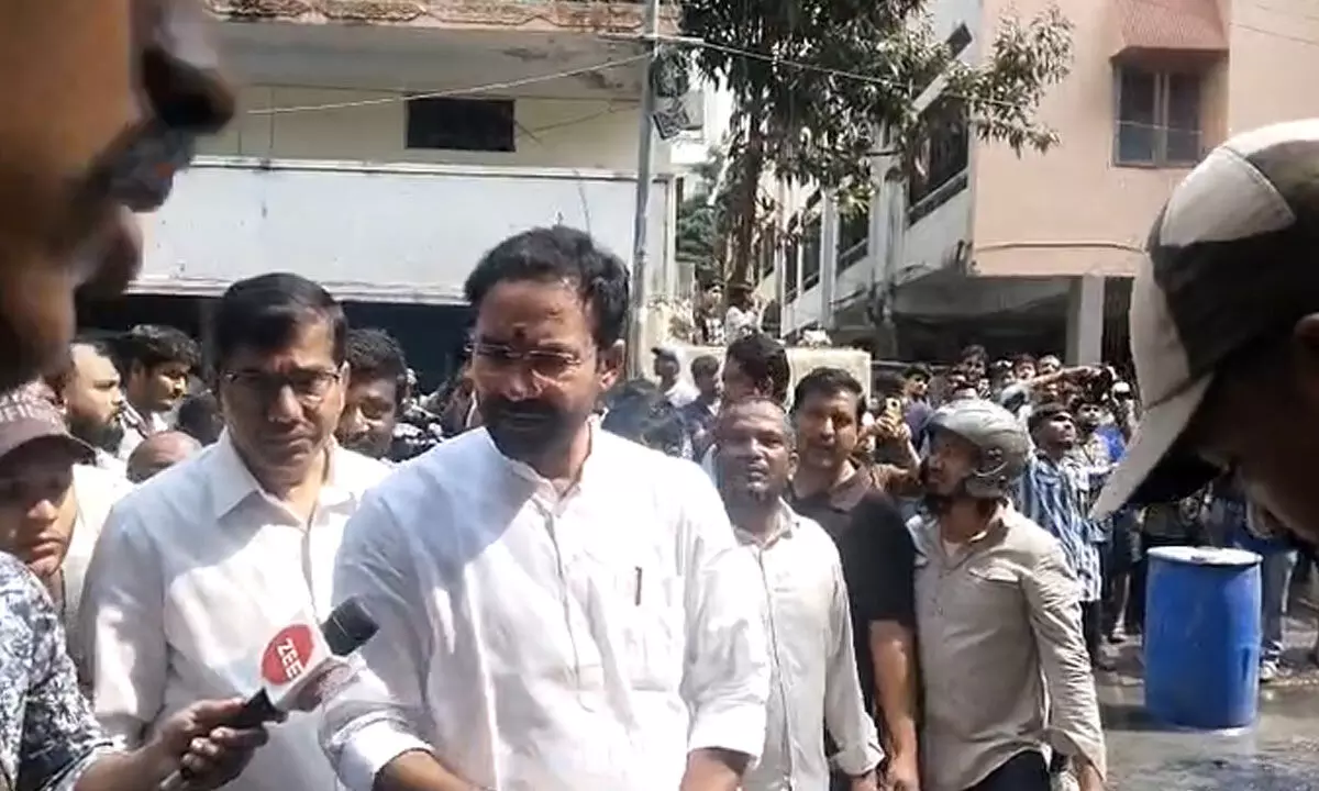Union Minister G Kishan Reddy blames state government’s negligence for fire accidents.