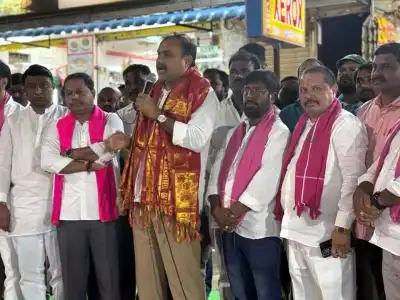 Vote for car, says Uppal BRS incharge Ravula Sridhar Reddy, emphasizing KCR’s model