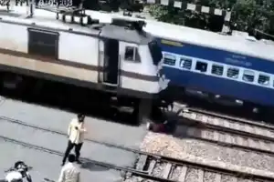 Youth in Mancherial dragged by train for five kilometers