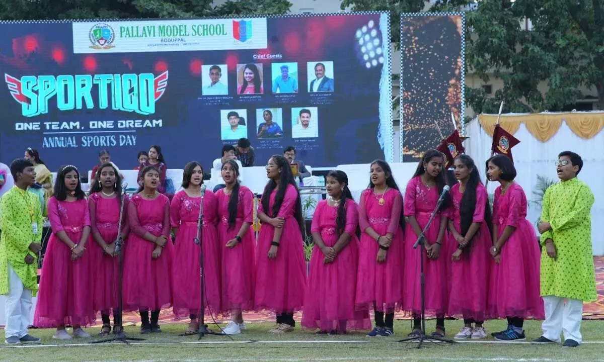 Annual Sports Day held at Pallavi Model School Boduppal