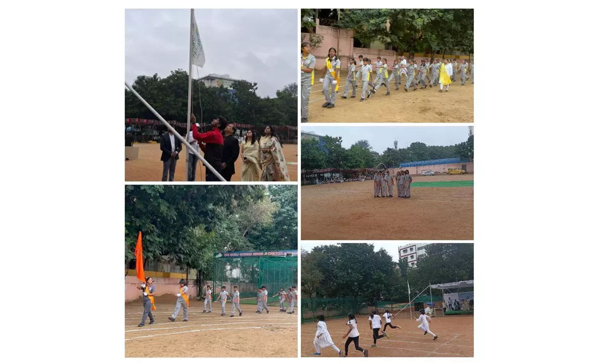 Annual Sports meet held at Mt. Banyan Global school in Hyderabad