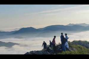 Araku Valley engulfed in dense fog, attracting tourists to hill station during extended weekend