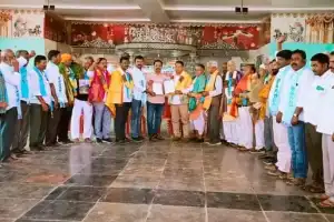 Bharath Bhageeratha janakalpana Yatra arrives at Beechupalli on Tuesday