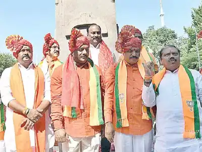 BJP MLAs decline oath-taking in front of Protem Speaker Akbaruddin Owaisi