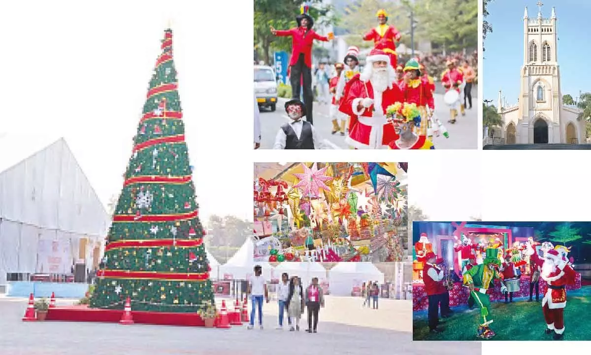 Christmas preparations underway in Hyderabad