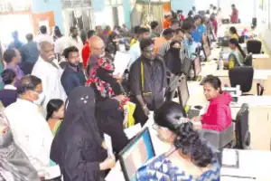Citizens flock to MeeSeva centres in search of ration cards amidst confusion