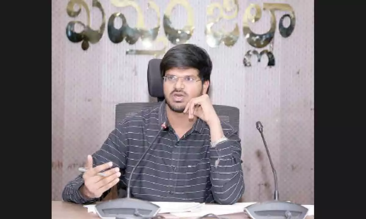 Collector V P Gautham urges for faster file clearance in Khammam.