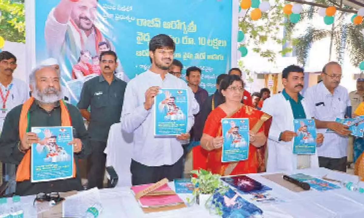 Collector VP Gautham hails Rajiv Arogyashri as a blessing for the underprivileged in Khammam.