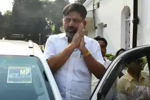 Congress leader DK Shiva Kumar to visit Hyderabad today in anticipation of election outcome