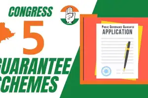 Details of one application that covers all 5 guarantees of the Cong govt