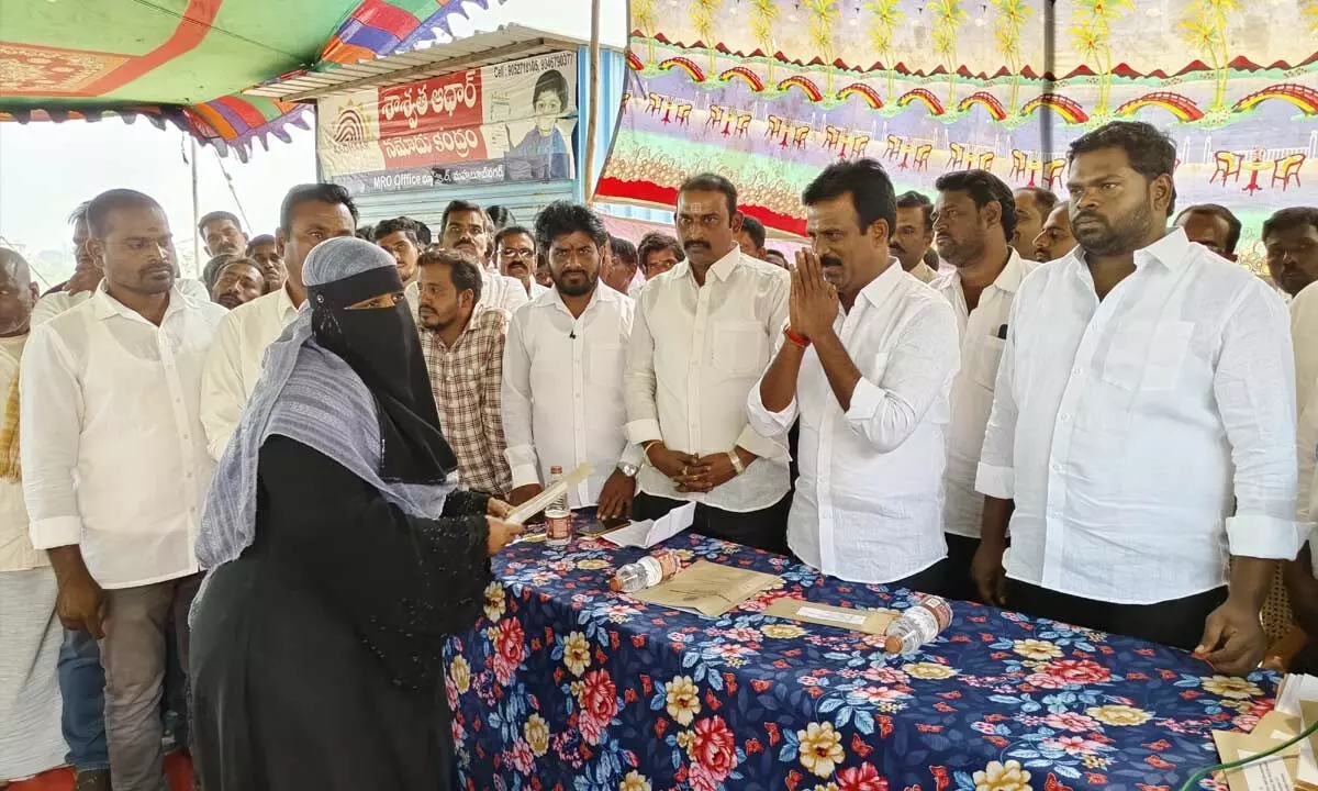 Distribution of Kalyan Lakshmi and Shaadi Mubarak cheques takes place