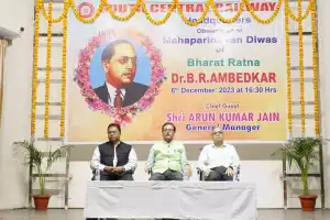 Dr BR Ambedkar’s 67th Mahaparinirvan Diwas marked by SCR