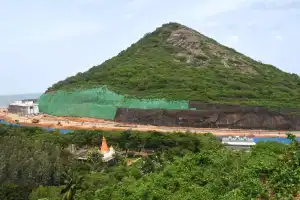 Expert committee conducts inspection of constructions atop Rushikonda as mandated by the High Court