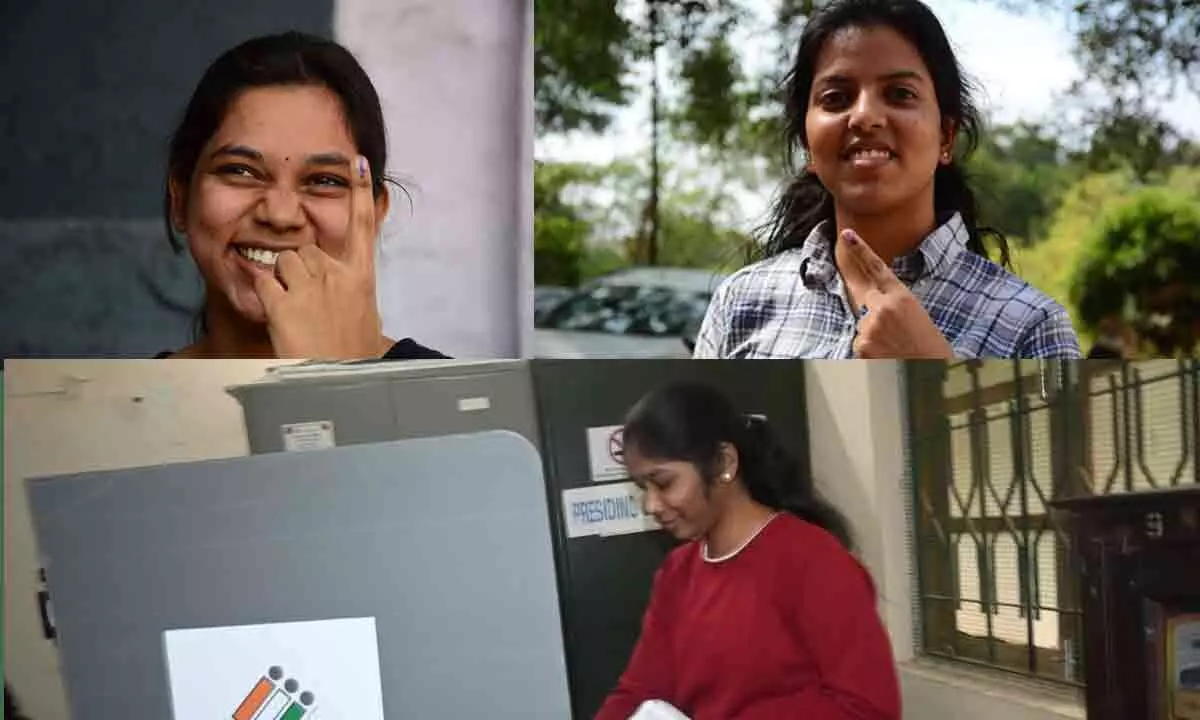 First-time voters in Hyderabad relish the experience of exercising their franchise