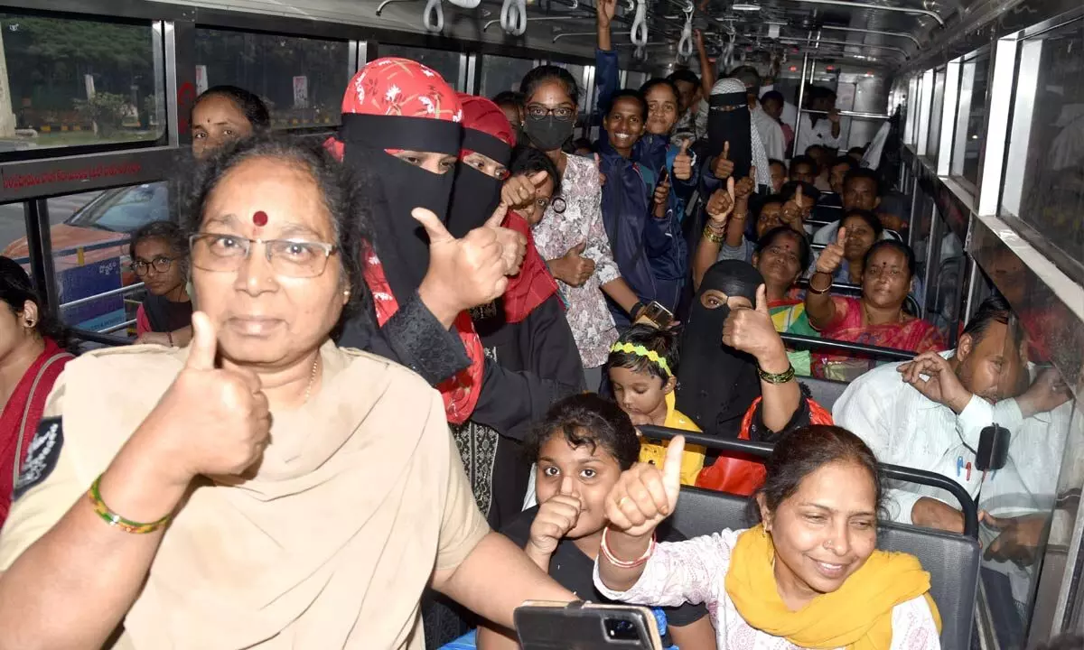 Free bus travel leaves women in Hyderabad feeling overwhelmed