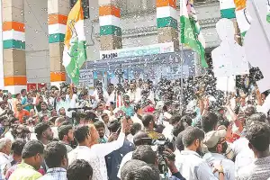Gandhi Bhavan bursts with happiness