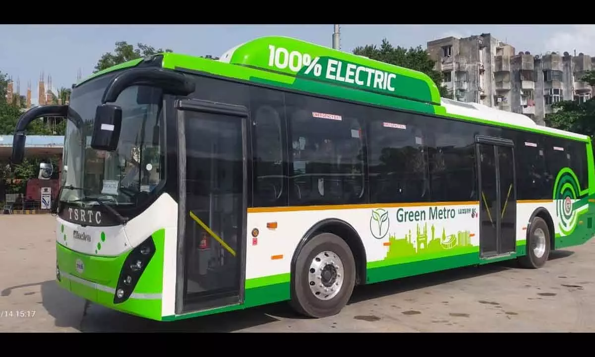Green Metro Luxury AC buses to be launched in Hyderabad tomorrow
