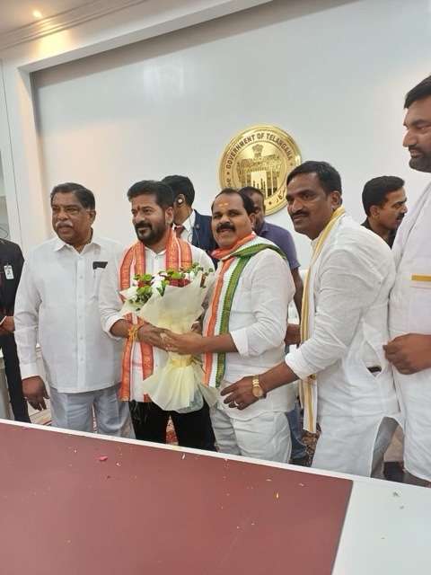 Shadnagar MLA Veerlapalli Shankar Extends Heartfelt Congratulations to CM Revanth Reddy