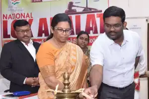 Inauguration of ‘National Lok Adalat’ takes place in Nizamabad